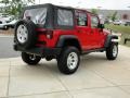 Flame Red - Wrangler Unlimited X 4x4 Photo No. 6