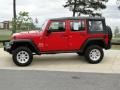 Flame Red - Wrangler Unlimited X 4x4 Photo No. 9