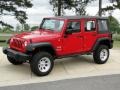 Flame Red - Wrangler Unlimited X 4x4 Photo No. 11