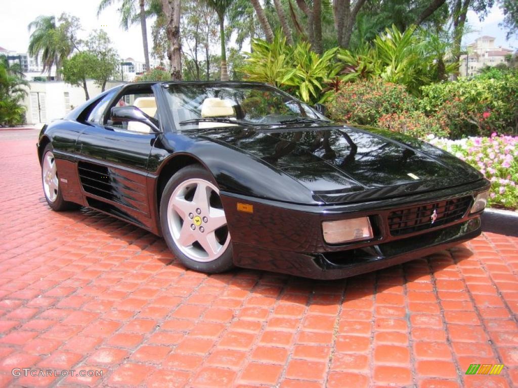 1991 348 TS - Black / Crema photo #1
