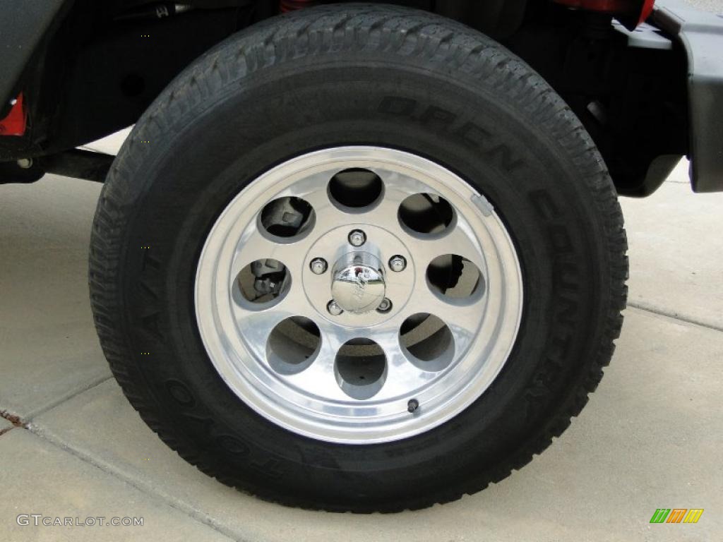 2008 Jeep Wrangler Unlimited X 4x4 Custom Wheels Photo #48109638