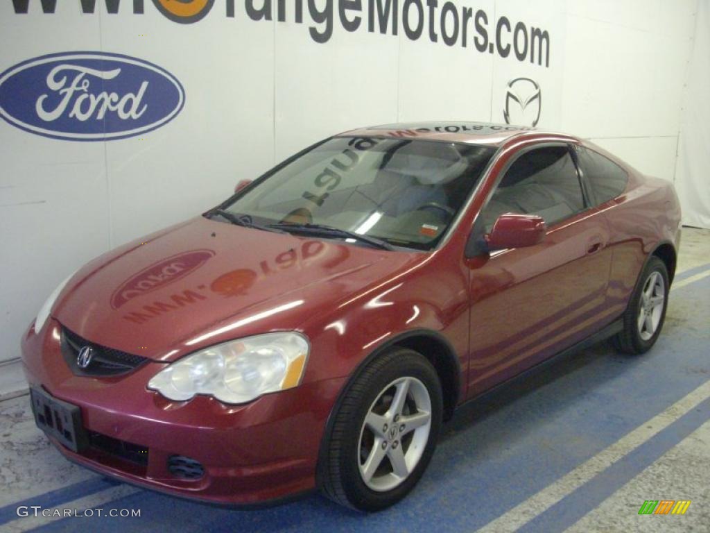 2002 RSX Sports Coupe - Firepepper Red Pearl / Titanium photo #1