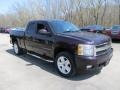 2008 Dark Cherry Metallic Chevrolet Silverado 1500 LTZ Extended Cab 4x4  photo #5