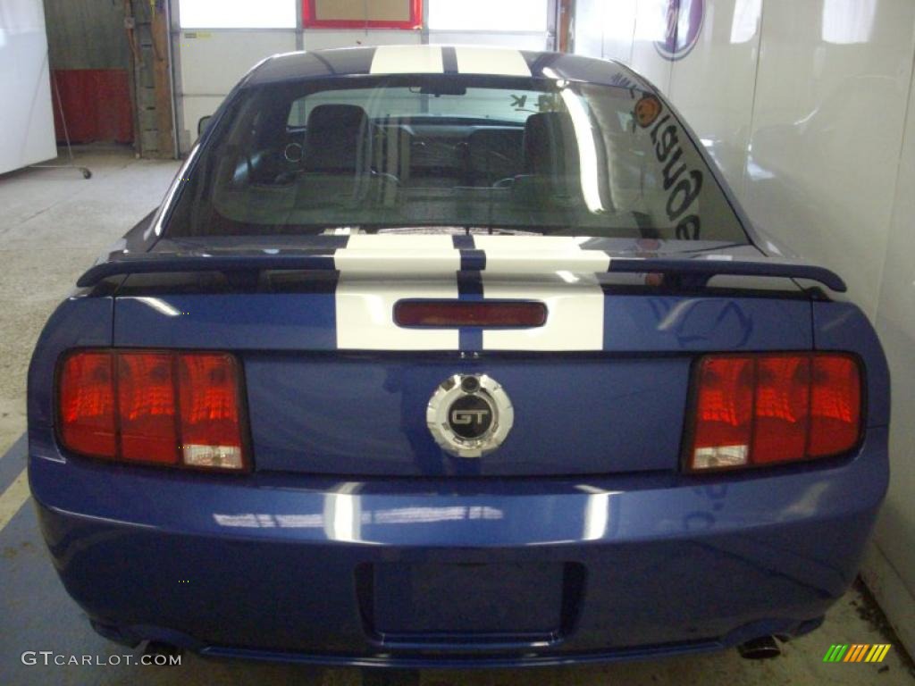 2006 Mustang GT Premium Coupe - Vista Blue Metallic / Dark Charcoal photo #7
