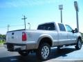 2011 White Platinum Tri-Coat Metallic Ford F350 Super Duty Lariat Crew Cab 4x4  photo #3