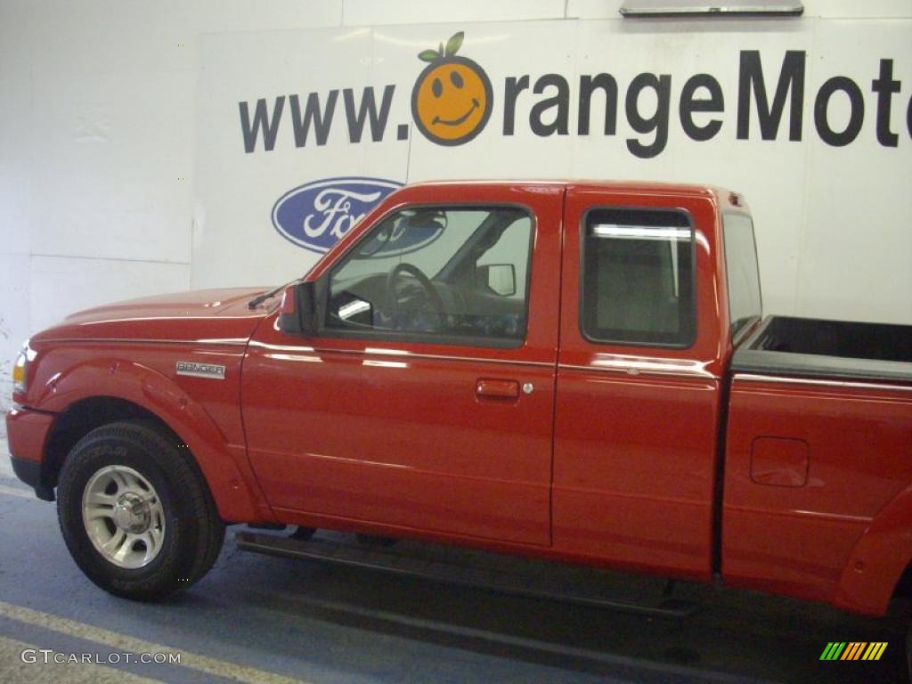 2011 Ranger Sport SuperCab - Torch Red / Medium Dark Flint photo #4