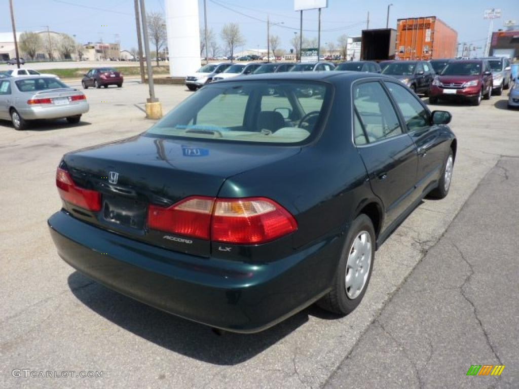 1998 Accord LX Sedan - Dark Emerald Pearl / Ivory photo #4