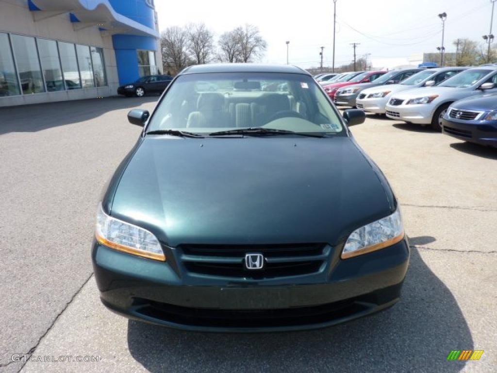 1998 Accord LX Sedan - Dark Emerald Pearl / Ivory photo #6