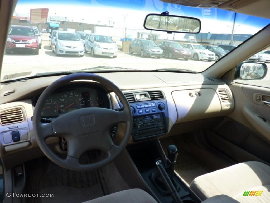 1998 Accord LX Sedan - Dark Emerald Pearl / Ivory photo #10