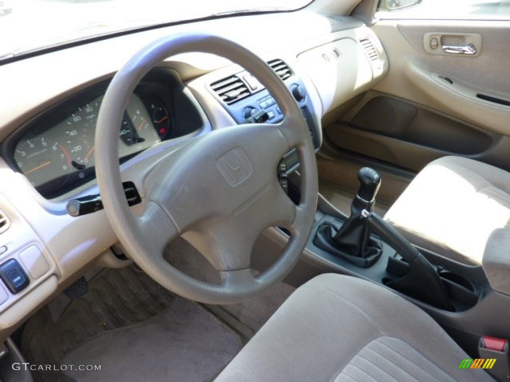 Ivory Interior 1998 Honda Accord LX Sedan Photo #48115251