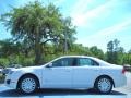 2011 White Platinum Tri-Coat Ford Fusion Hybrid  photo #2