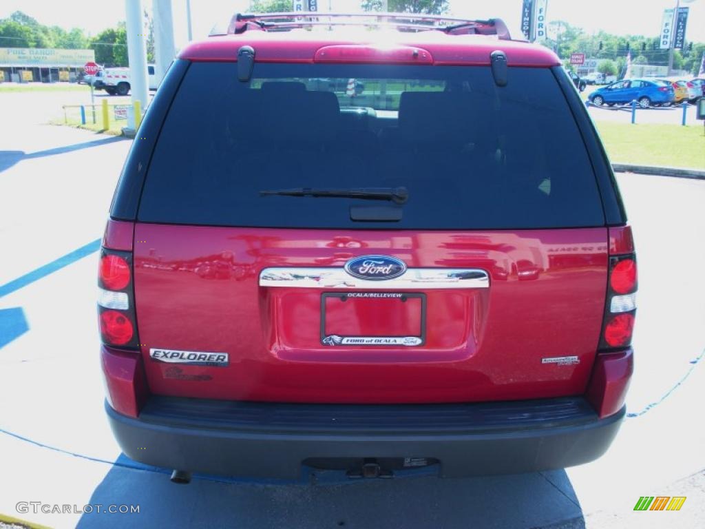 2006 Explorer XLT - Redfire Metallic / Stone photo #4
