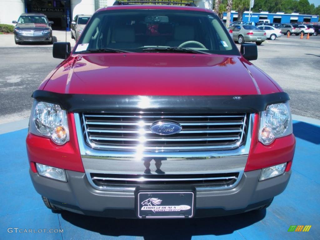 2006 Explorer XLT - Redfire Metallic / Stone photo #8