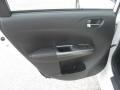 Carbon Black 2011 Subaru Impreza WRX Limited Wagon Door Panel