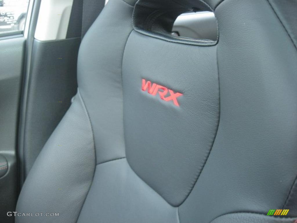 2011 Impreza WRX Limited Wagon - Satin White Pearl / Carbon Black photo #33