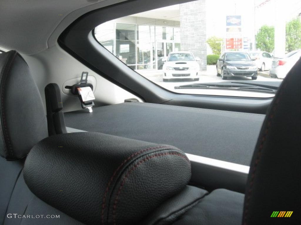2011 Impreza WRX Limited Wagon - Satin White Pearl / Carbon Black photo #43