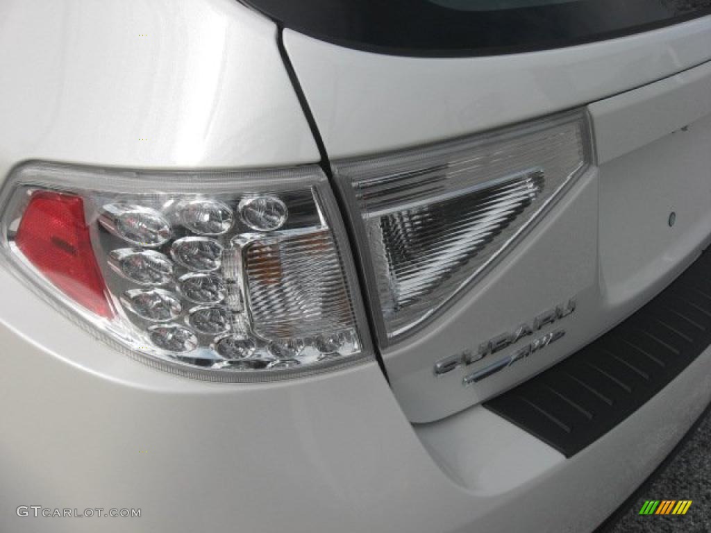 2011 Impreza WRX Limited Wagon - Satin White Pearl / Carbon Black photo #46