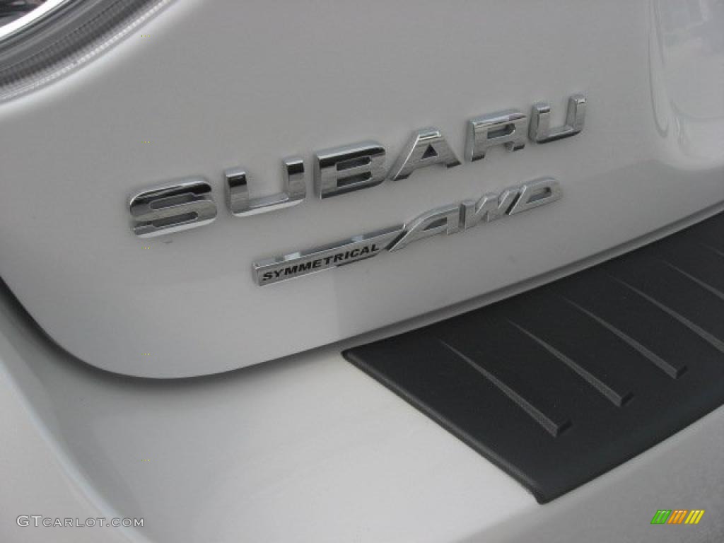 2011 Impreza WRX Limited Wagon - Satin White Pearl / Carbon Black photo #47