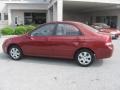 2009 Spicy Red Metallic Kia Spectra EX Sedan  photo #9