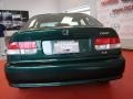 2000 Clover Green Pearl Honda Civic EX Coupe  photo #7