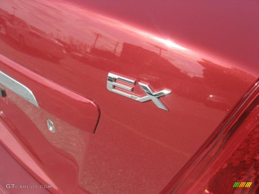 2009 Spectra EX Sedan - Spicy Red Metallic / Beige photo #39