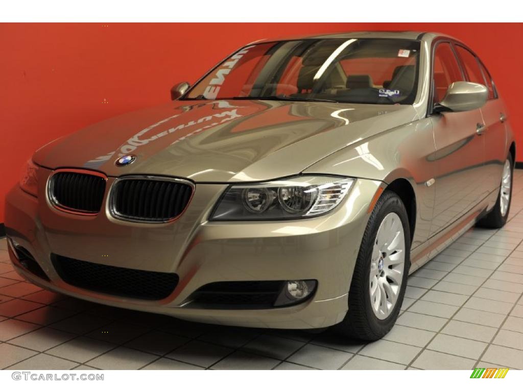 2009 3 Series 328i Sedan - Platinum Bronze Metallic / Beige photo #2