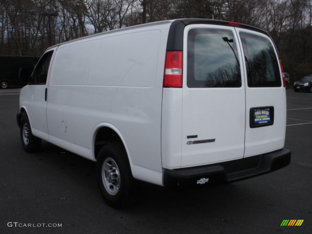 2010 Express 2500 Work Van - Summit White / Medium Pewter photo #6