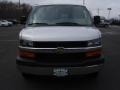 2010 Sheer Silver Metallic Chevrolet Express LT 3500 Extended Passenger Van  photo #2