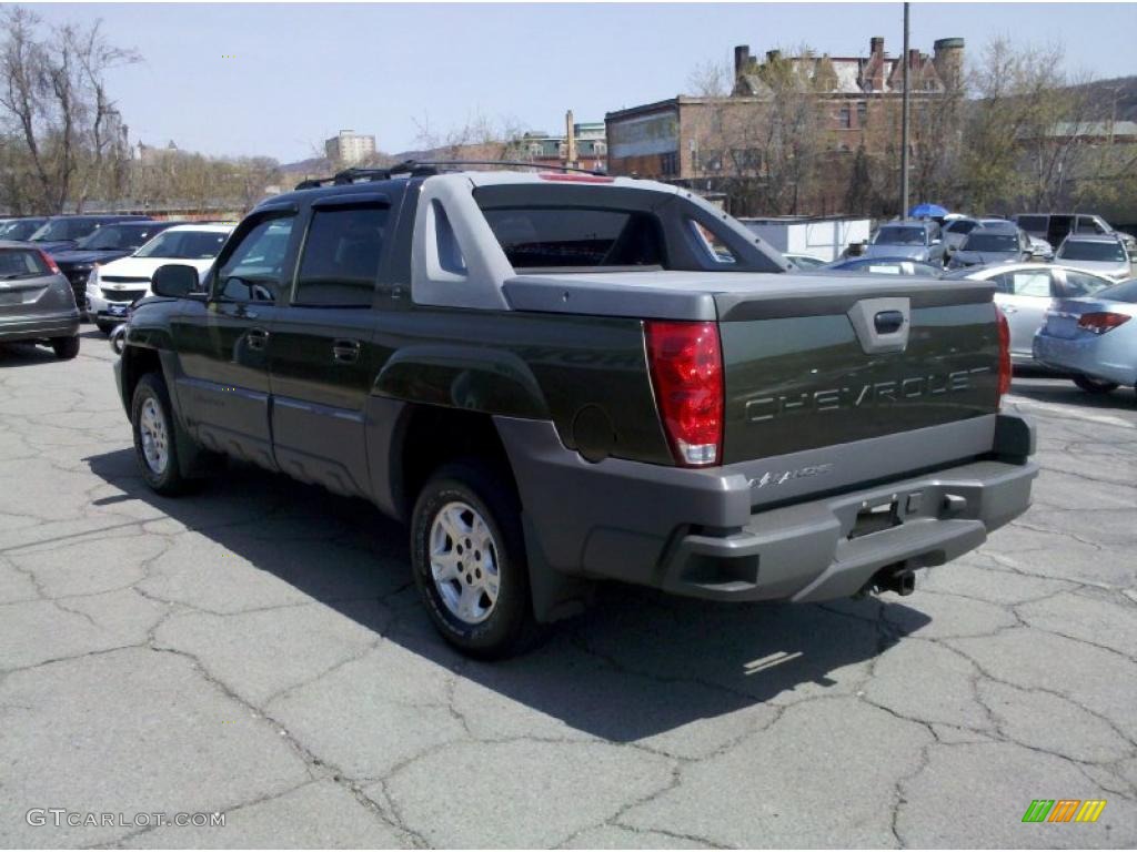 2002 Avalanche The North Face Edition 4x4 - Medium Sage Green Metallic / Cedar Green/Graphite photo #4