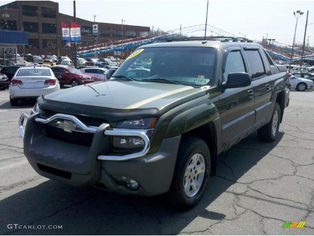 2002 Avalanche The North Face Edition 4x4 - Medium Sage Green Metallic / Cedar Green/Graphite photo #16