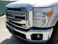 2011 White Platinum Metallic Tri-Coat Ford F250 Super Duty Lariat Crew Cab 4x4  photo #12