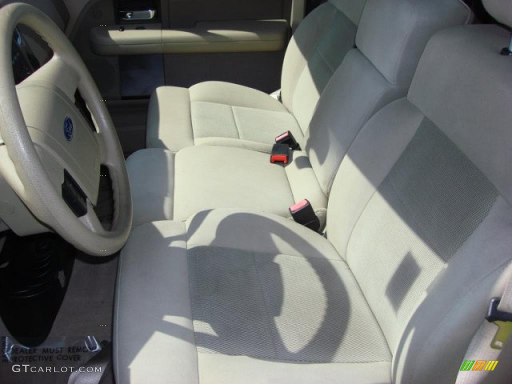 2005 F150 XLT SuperCab 4x4 - Aspen Green Metallic / Tan photo #9