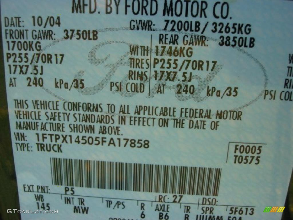 2005 F150 XLT SuperCab 4x4 - Aspen Green Metallic / Tan photo #32