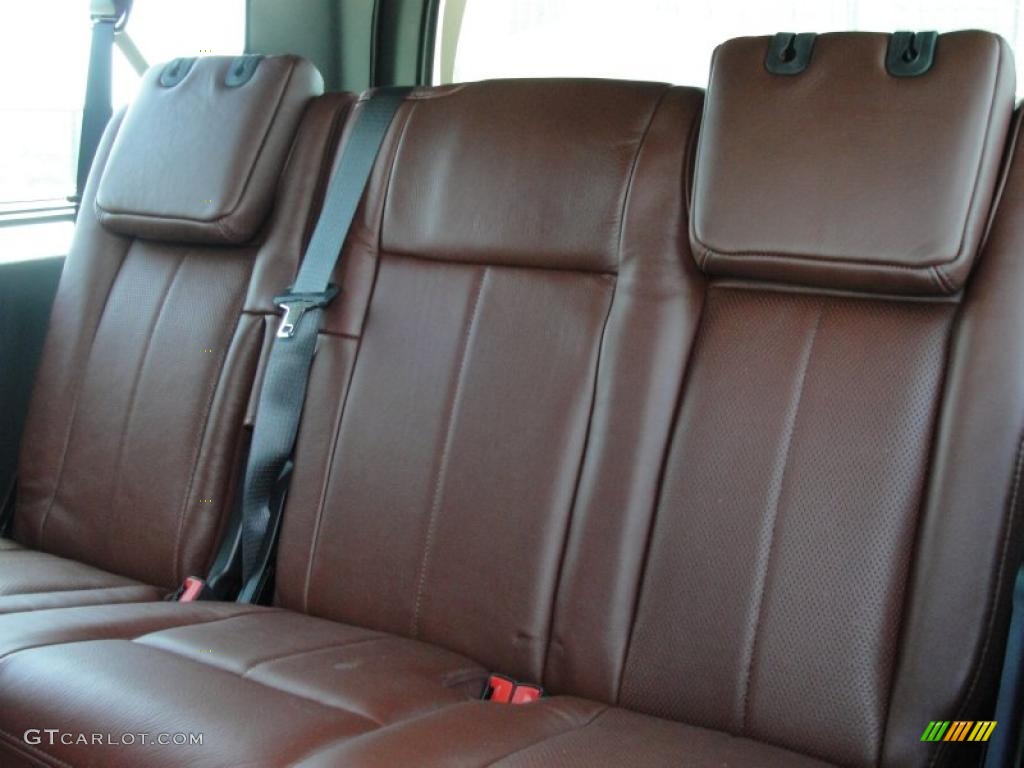 Chaparral Leather Interior 2011 Ford Expedition EL King Ranch 4x4 Photo #48128053