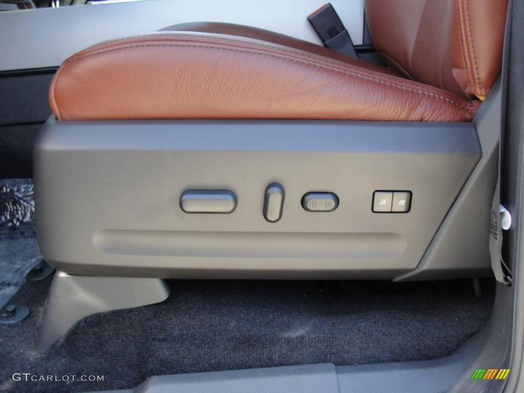Chaparral Leather Interior 2011 Ford Expedition EL King Ranch 4x4 Photo #48128107