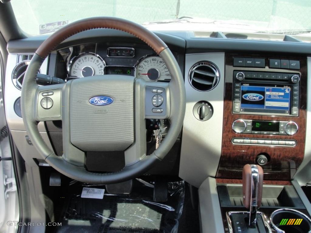2011 Ford Expedition EL King Ranch 4x4 Chaparral Leather Dashboard Photo #48128173