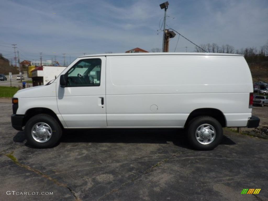 Oxford White 2011 Ford E Series Van E350 Commercial Exterior Photo #48128674