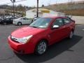 2008 Vermillion Red Ford Focus SE Coupe  photo #5