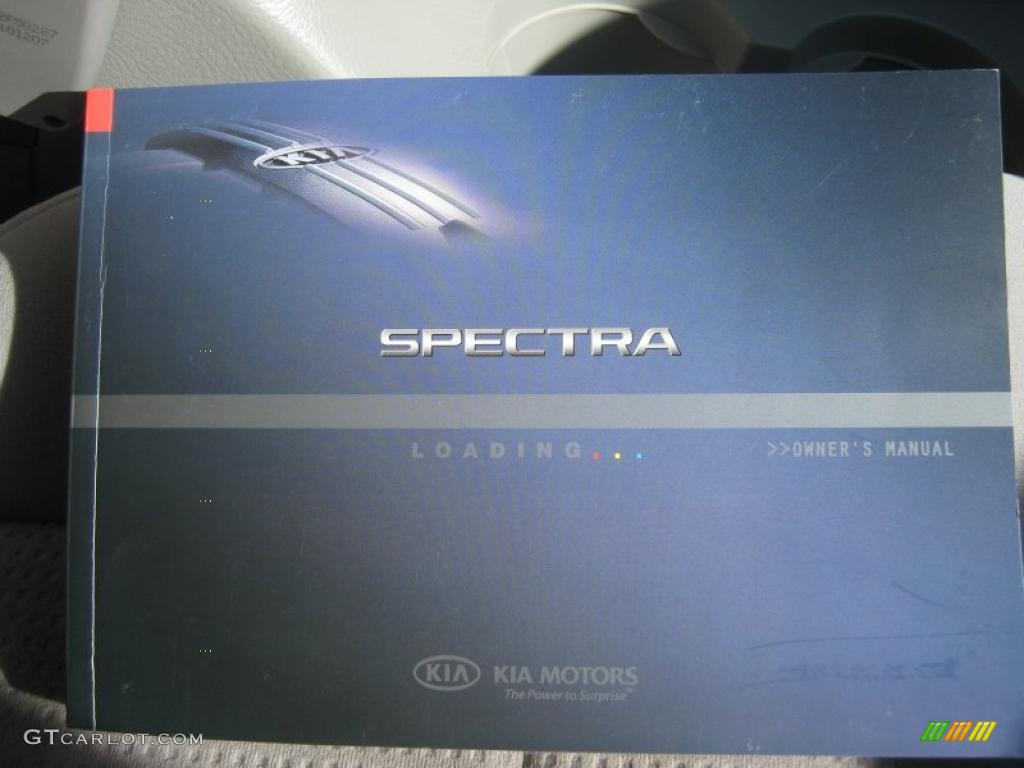 2008 Spectra LX Sedan - Ice Blue / Gray photo #18