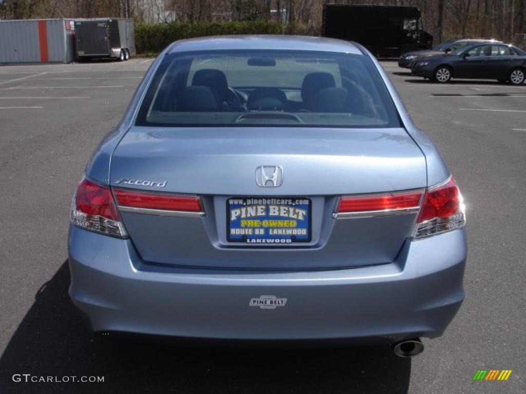 2011 Accord LX-P Sedan - Celestial Blue Metallic / Black photo #5