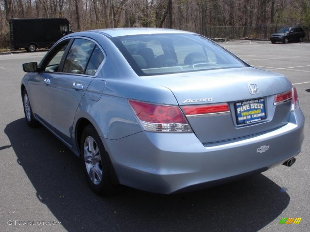 2011 Accord LX-P Sedan - Celestial Blue Metallic / Black photo #6