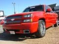 2004 Victory Red Chevrolet Silverado 1500 SS Extended Cab AWD  photo #1