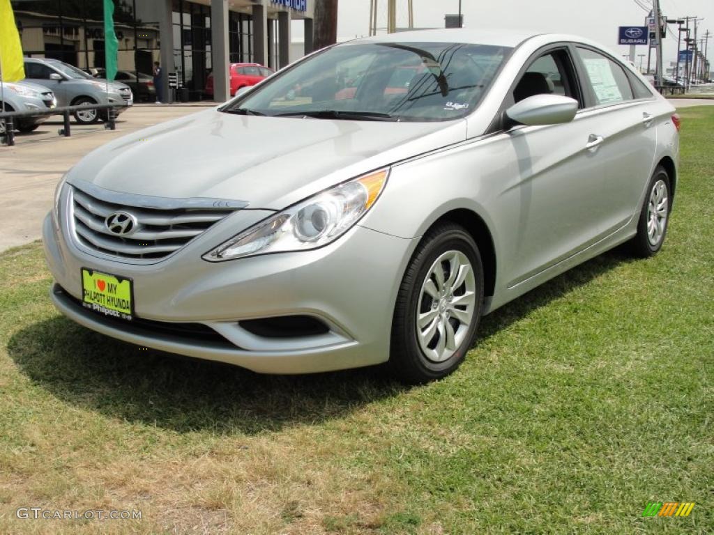 2011 Sonata GLS - Radiant Silver / Gray photo #7