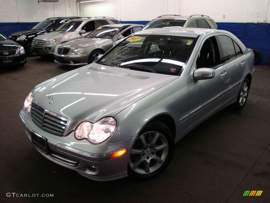 2007 C 280 4Matic Luxury - Iridium Silver Metallic / Black photo #1