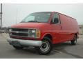 2002 Victory Red Chevrolet Express 2500 Cargo Van  photo #3