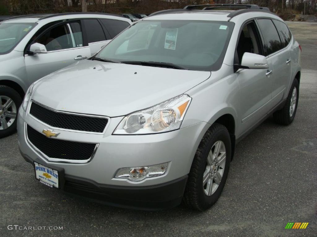 2011 Traverse LT - Silver Ice Metallic / Ebony/Ebony photo #1