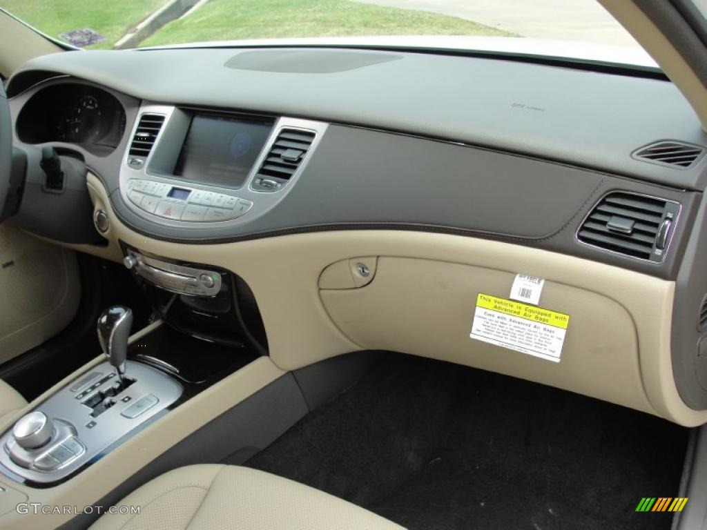 2011 Hyundai Genesis 4.6 Sedan Cashmere Dashboard Photo #48133532