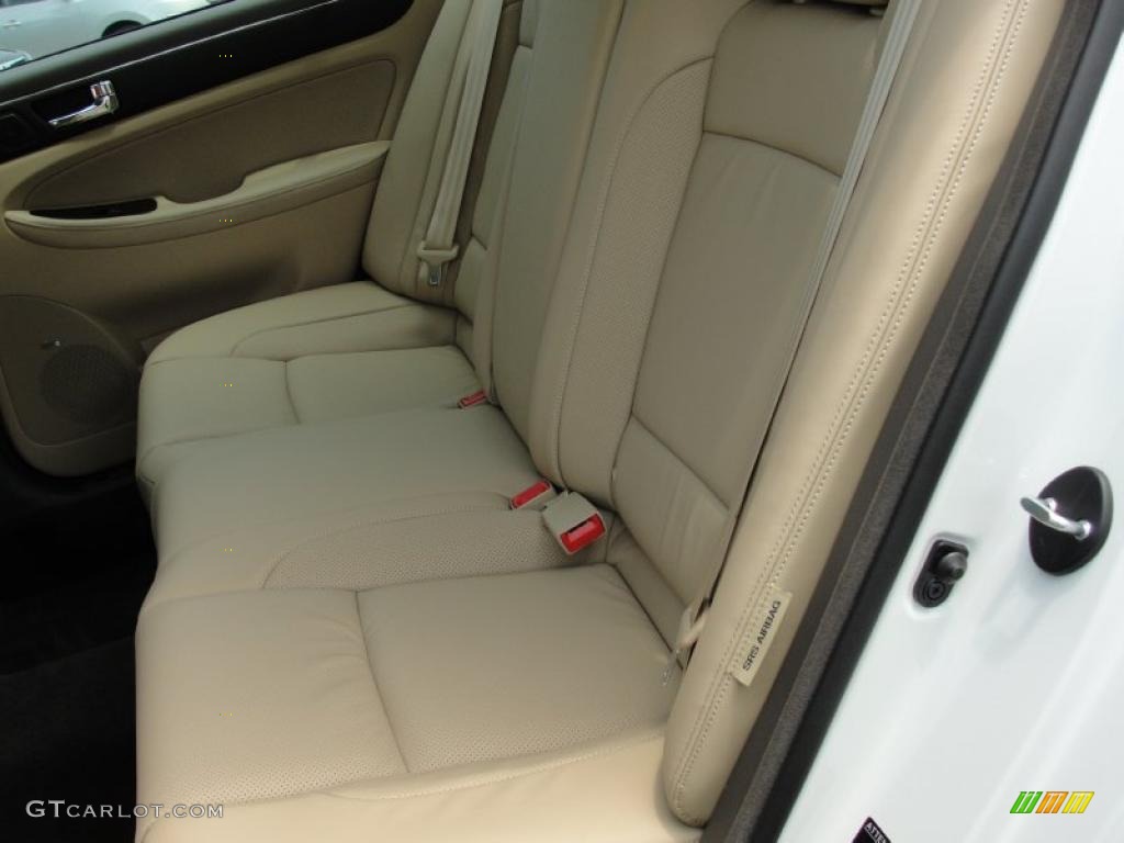 2011 Genesis 4.6 Sedan - White Satin Pearl / Cashmere photo #20
