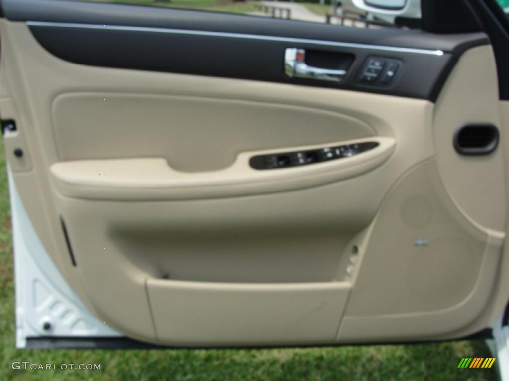 2011 Genesis 4.6 Sedan - White Satin Pearl / Cashmere photo #21