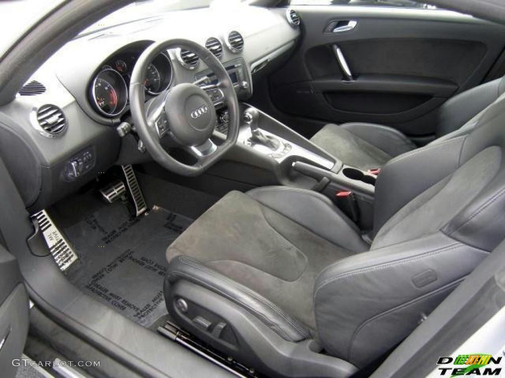 2008 TT 2.0T Coupe - Ice Silver Metallic / Black photo #3